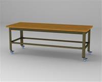 View larger image of 36" x 96" STANDARD BENCH W/ CASTERS