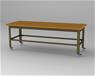 36" x 96" STANDARD BENCH W/ CASTERS